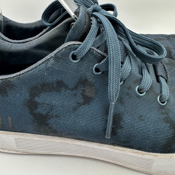 Nobull Sneaker Shoes Mens 6.5 Womens 8 Blue Black‎ Canvas Tie Dye Workout Gym - Picture 8 of 12